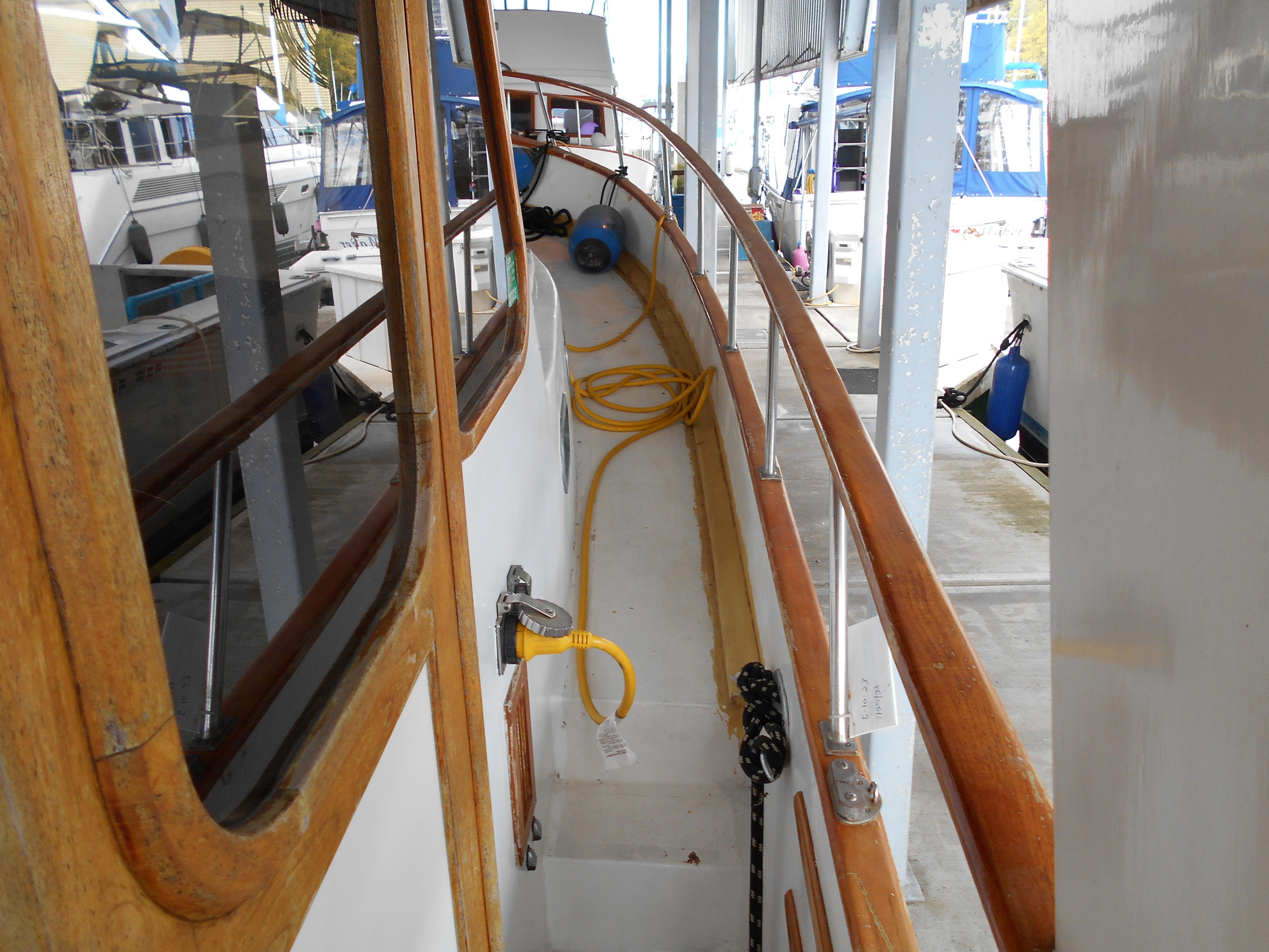 Starboard door on capts. side