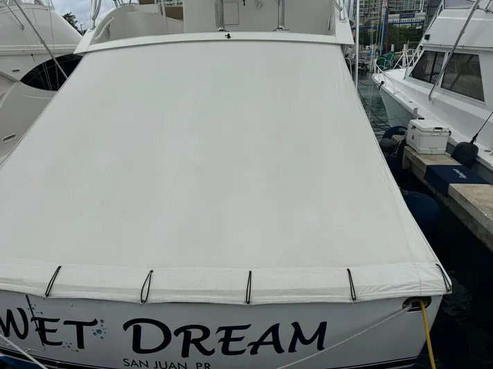  Yacht Photos Pics 2010 Viking 54 Convertible yacht docked in San Juan, PR.