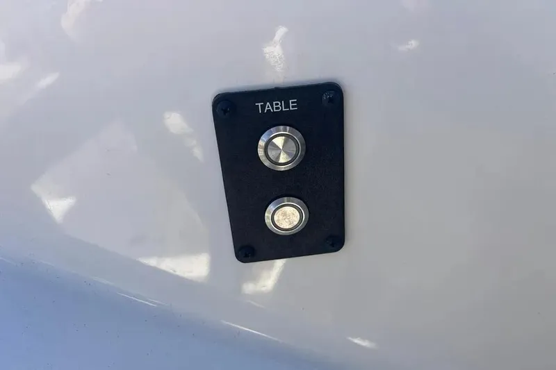  Yacht Photos Pics Control panel for table on 2023 Cobia 320 Center Console boat.