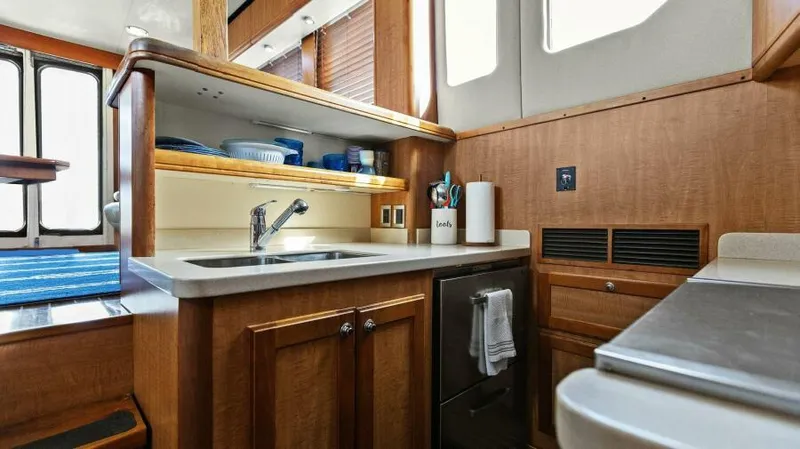 Island Time Yacht Photos Pics Galley