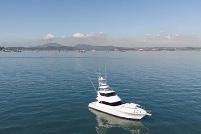 Viking 61enclosed bridge