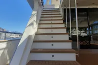 Staircase on 2011 Custom C.boat 27 SC yacht with sleek design and modern features.