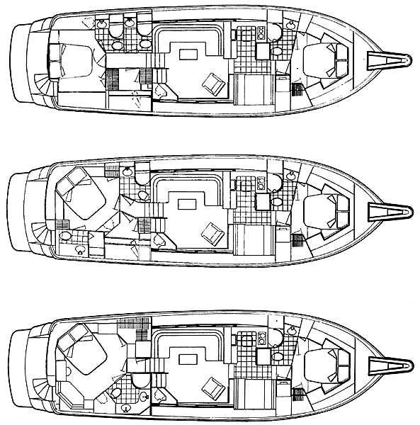 1999 Hatteras 52 Sport Deck Motor Yacht