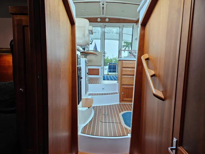 Liberty Call Yacht Photos Pics Looking aft from Master Stateroom