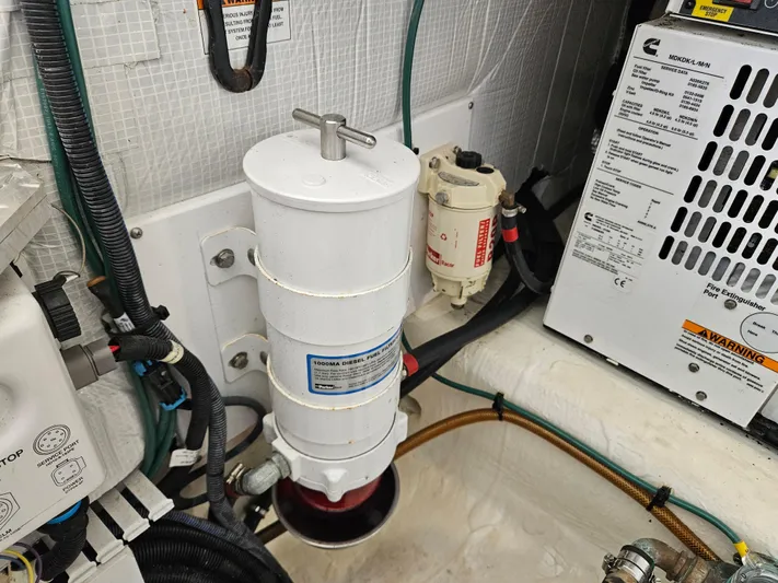 Liberty Call Yacht Photos Pics Racor fuel fiters for engine and generator