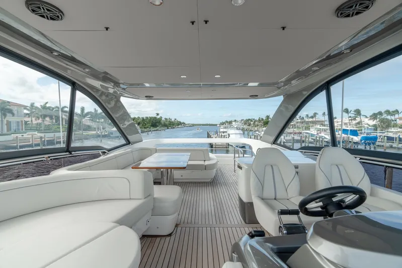 Seasons In The Sun Yacht Photos Pics Princess F62 Seasons in the Sun - Helm