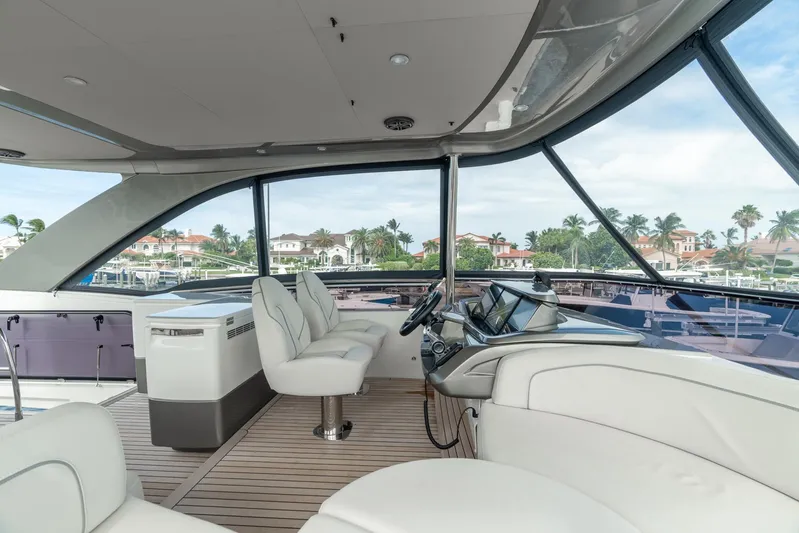 Seasons In The Sun Yacht Photos Pics Princess F62 Seasons in the Sun - Helm