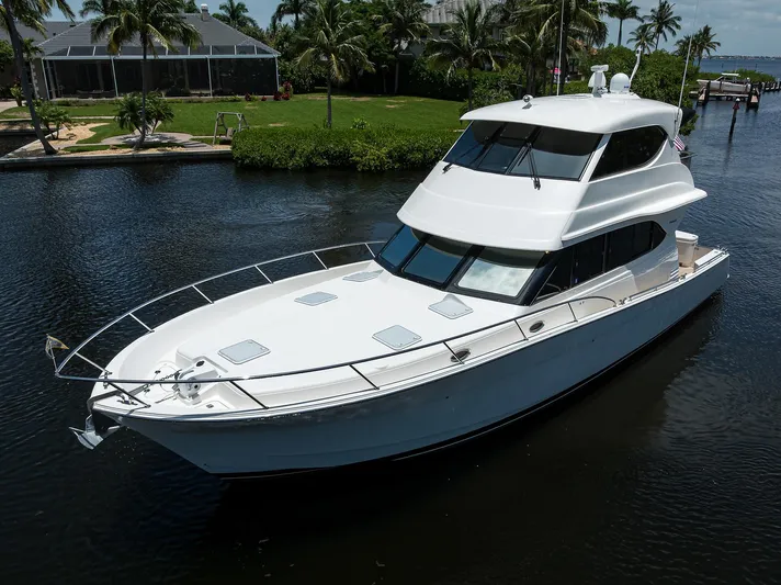 Jamcat@sea Yacht Photos Pics Maritimo 52 JAMCAT@SEA - Port Bow Aerial Profile