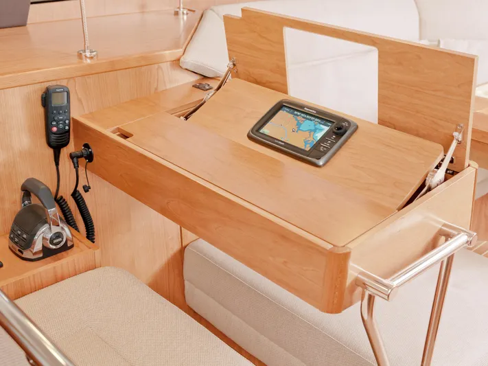  Yacht Photos Pics Manufacturer Provided Image: Moody US Decksaloon 54 Chart Table