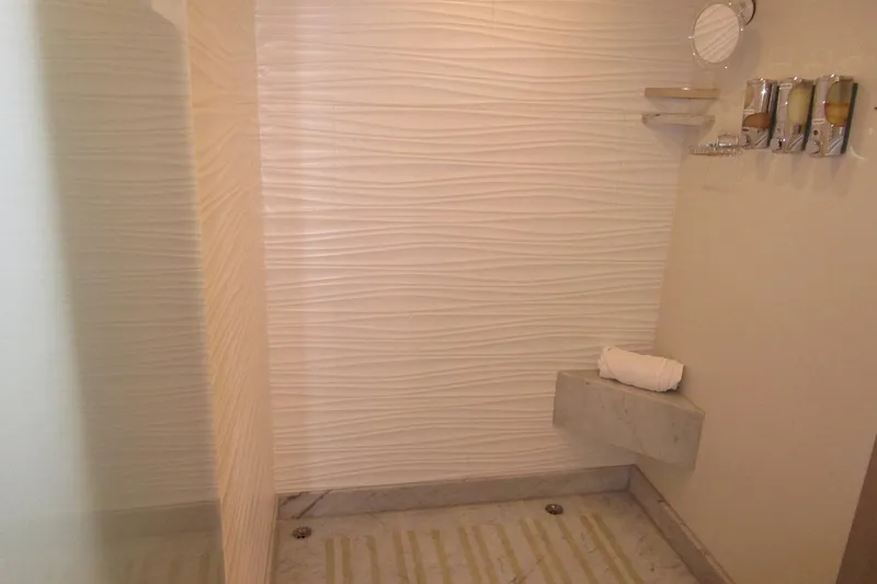 Seaseid Yacht Photos Pics Huge master shower