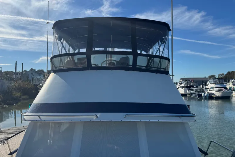 Lone Wolf Yacht Photos Pics Clear surround on bridge