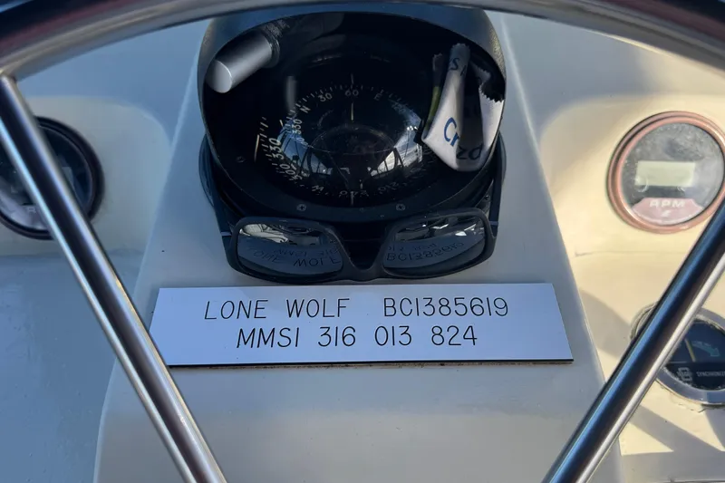 Lone Wolf Yacht Photos Pics Bridge compass