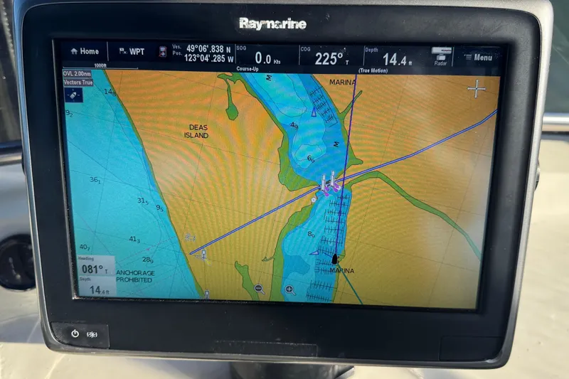 Lone Wolf Yacht Photos Pics Raymarine chartplotter.