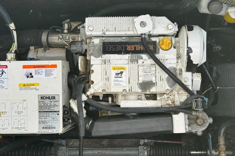 Lone Wolf Yacht Photos Pics Kholer genset in lazarette