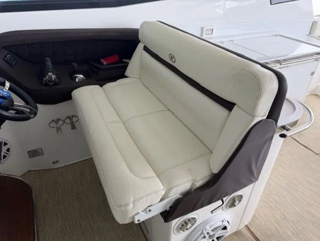  Yacht Photos Pics Luxurious seating area on a 2016 Cobalt A40 yacht.