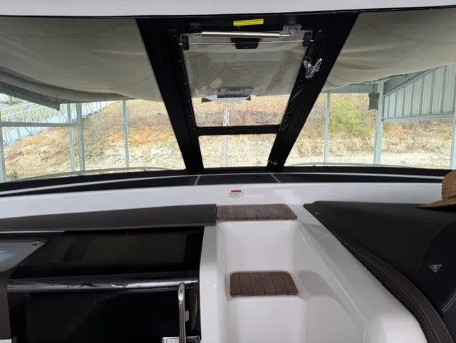  Yacht Photos Pics Interior view of a 2016 Cobalt A40 boat.