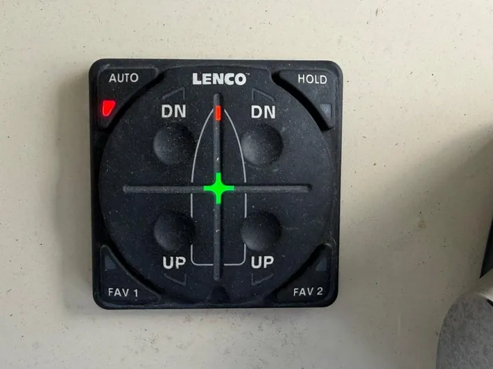  Yacht Photos Pics Lenco control panel on a 2019 Boston Whaler 350 Outrage boat.