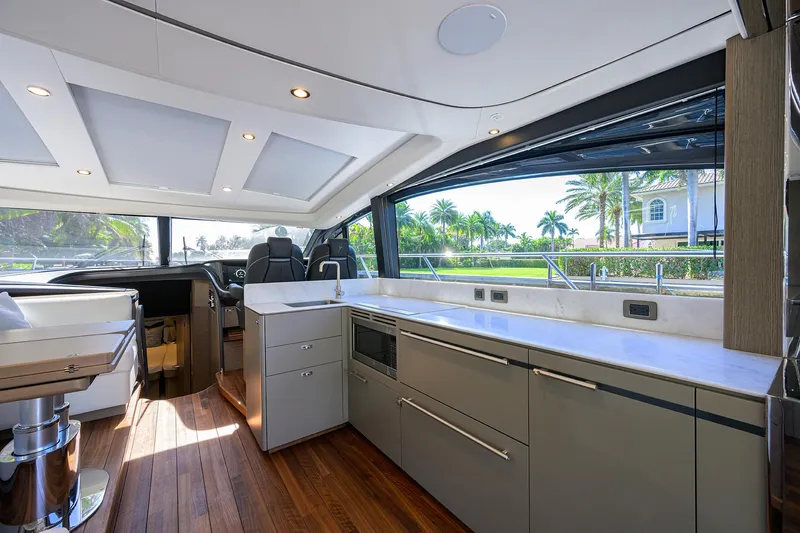 Ladybird Yacht Photos Pics Princess V55 Ladybird - Galley