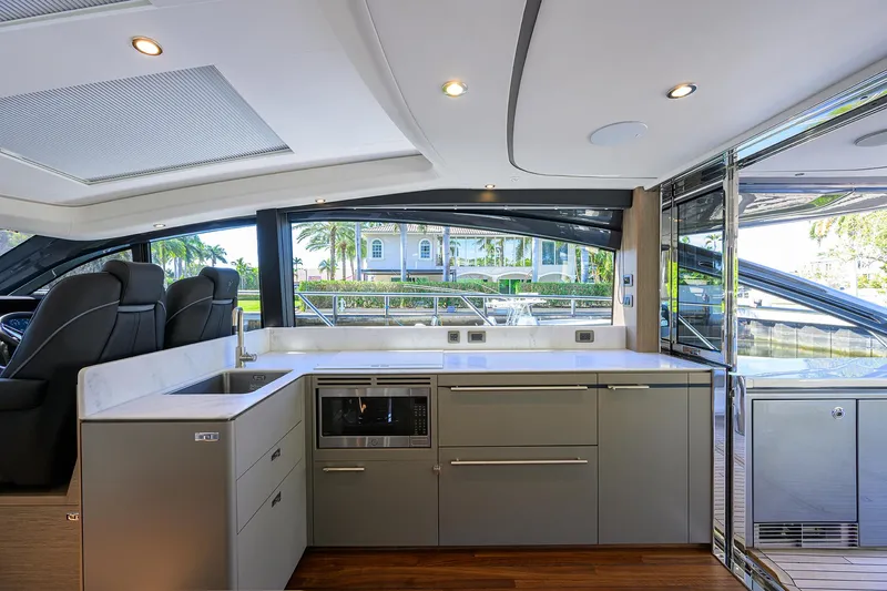 Ladybird Yacht Photos Pics Princess V55 Ladybird - Galley