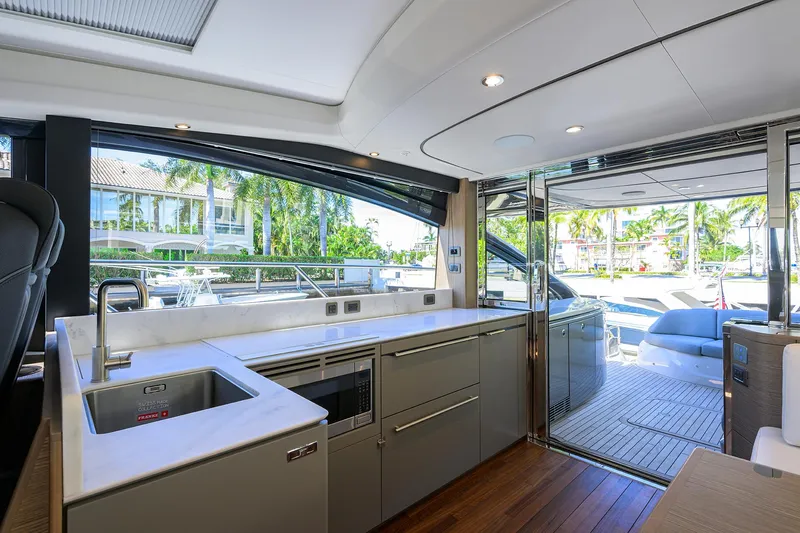 Ladybird Yacht Photos Pics Princess V55 Ladybird - Galley