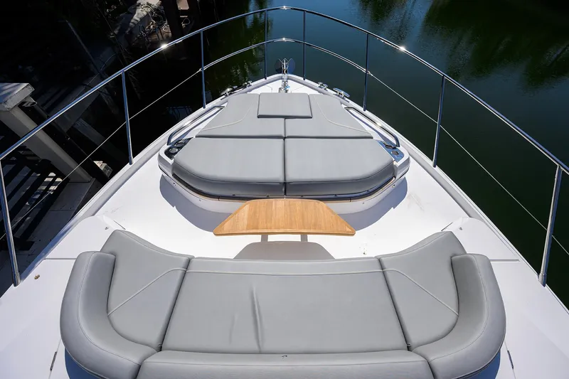 Ladybird Yacht Photos Pics Princess V55 Ladybird -  Bow Seating