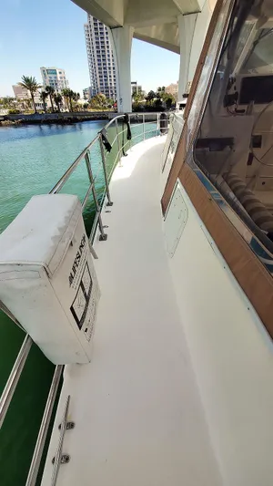 Nine Lives Yacht Photos Pics Port Side Deck