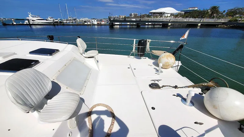 Nine Lives Yacht Photos Pics Fore Deck Port