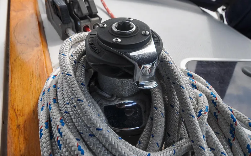 Kanga Yacht Photos Pics Catalin 42 MKI - Kanga - Cockpit - Secondary Winch on Coach Roof