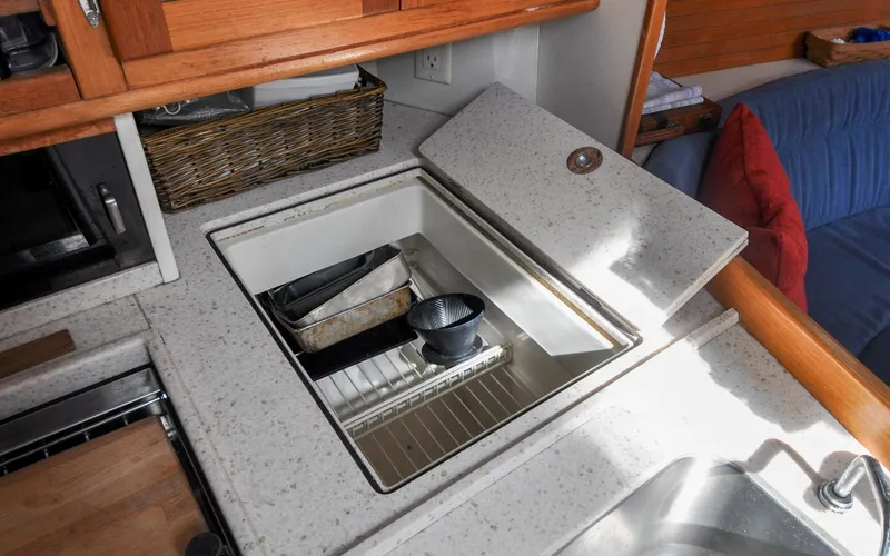 Kanga Yacht Photos Pics Catalin 42 MKI - Kanga - Galley - Storage