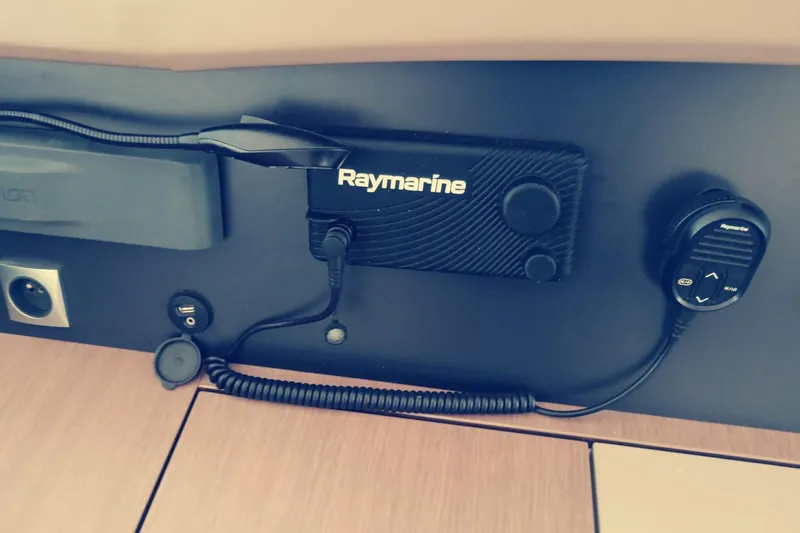  Yacht Photos Pics Control panel with Raymarine equipment on 2021 Bali Catamarans 4.8 yacht.