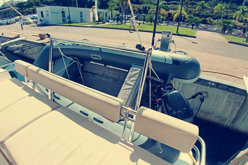  Yacht Photos Pics 2021 Bali Catamarans 4.8 docked, featuring spacious deck and modern design.