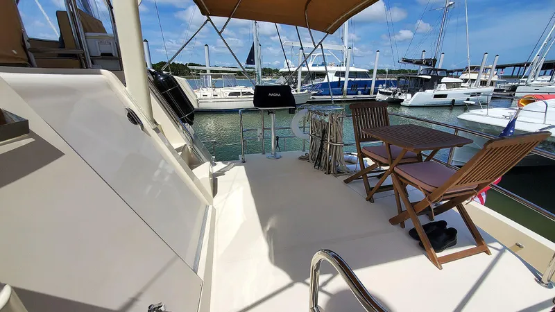 Mackinac Passage III Yacht Photos Pics Aft Deck Starboard