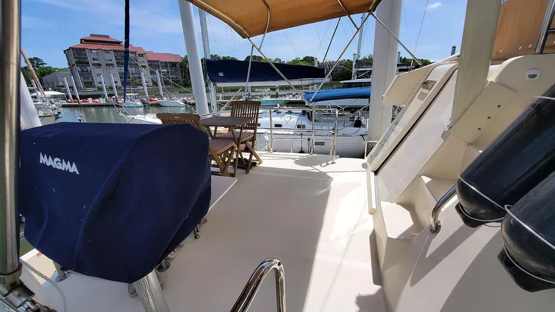 Mackinac Passage III Yacht Photos Pics Aft Deck Port
