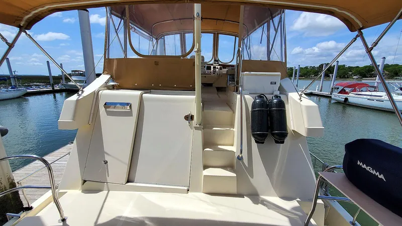 Mackinac Passage III Yacht Photos Pics Aft Deck Forward