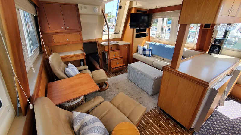 Mackinac Passage III Yacht Photos Pics Salon Aft