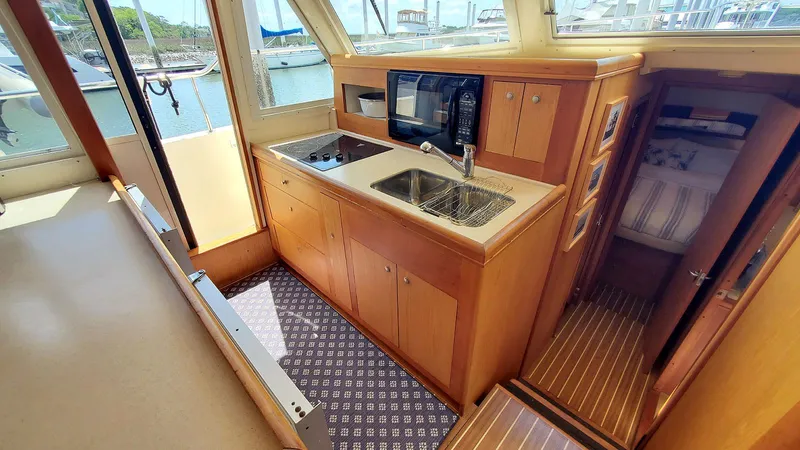 Mackinac Passage III Yacht Photos Pics Galley Forward