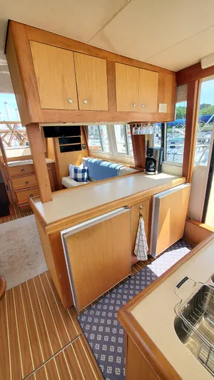 Mackinac Passage III Yacht Photos Pics Galley Aft