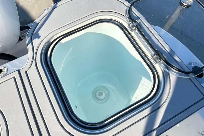  Yacht Photos Pics Livewell on 2026 Sea Fox 288 Commander boat, featuring a sleek, modern design.