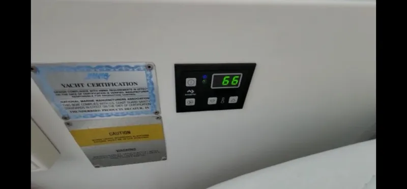  Yacht Photos Pics Digital control panel and yacht certification on a 2004 Formula 330 SS boat.