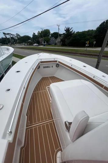  Yacht Photos Pics 2025 Pair Customs 28 Center Console boat with sleek deck design and comfortable seating.