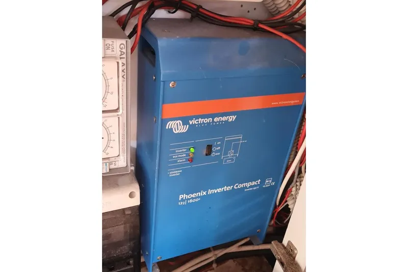  Yacht Photos Pics Blue Victron Energy Phoenix Inverter Compact in a Bali 4.5, 2016 model.