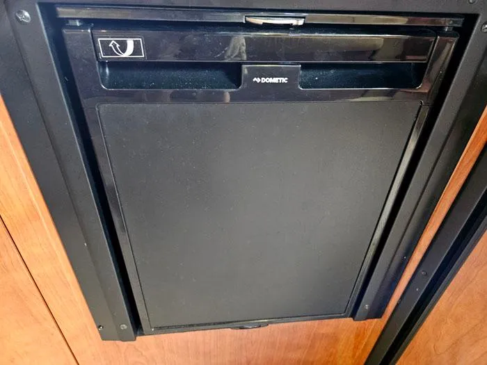  Yacht Photos Pics Dometic refrigerator in 2006 Sea Ray 44 Sundancer yacht interior.