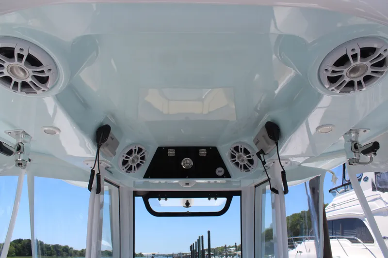  Yacht Photos Pics Interior view of 2024 Sportsman Open 282 Center Console boat.