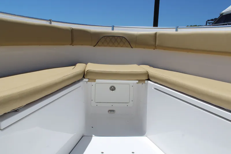  Yacht Photos Pics Interior view of 2024 Sportsman Open 282 Center Console.