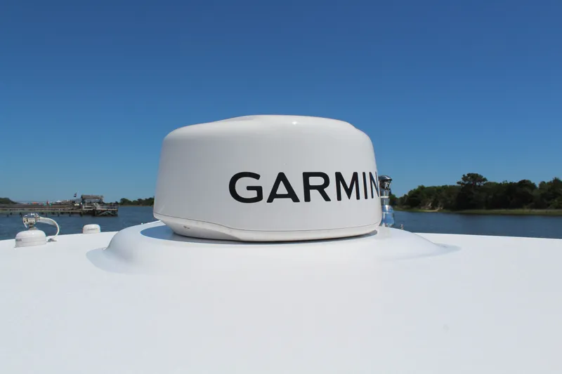  Yacht Photos Pics Garmin radar on Sportsman Open 282 Center Console 2024.