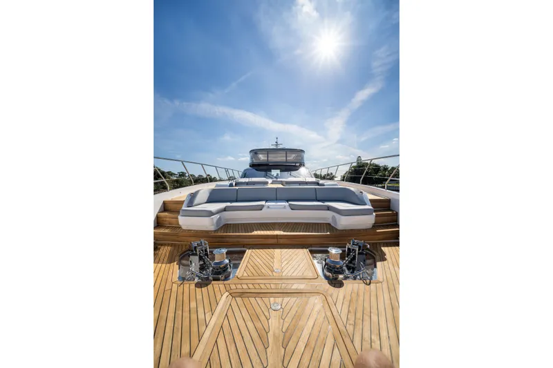 Just Perfect Yacht Photos Pics Princess 95 JUST PERFECT - Exterior Bow Seating