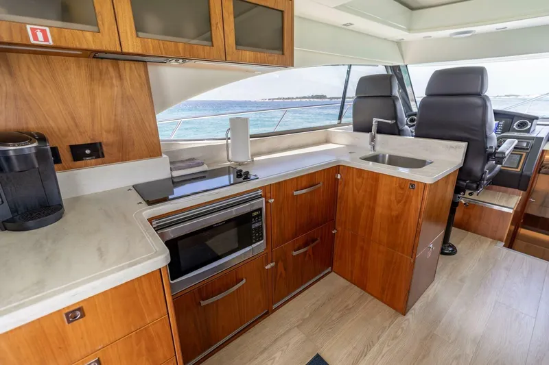 Runaway Island Yacht Photos Pics 2018 Riviera 4800 Sport Yacht- Runaway Island- Galley