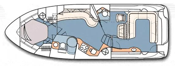 Escondite Yacht Photos Pics Manufacturer Provided Image: 410 - cabin arrangement