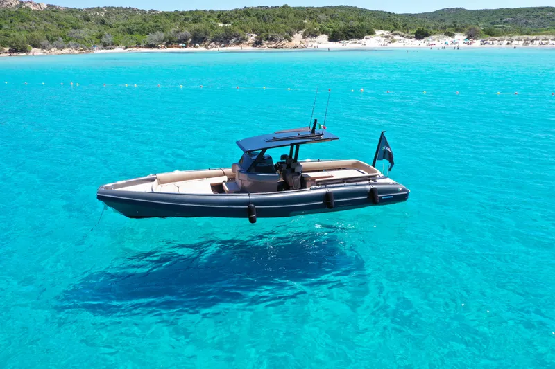 Black Shiver 100 Yacht Photos Pics 2025 Novamarine Black Shiver 100 Diesel in crystal-clear turquoise waters.