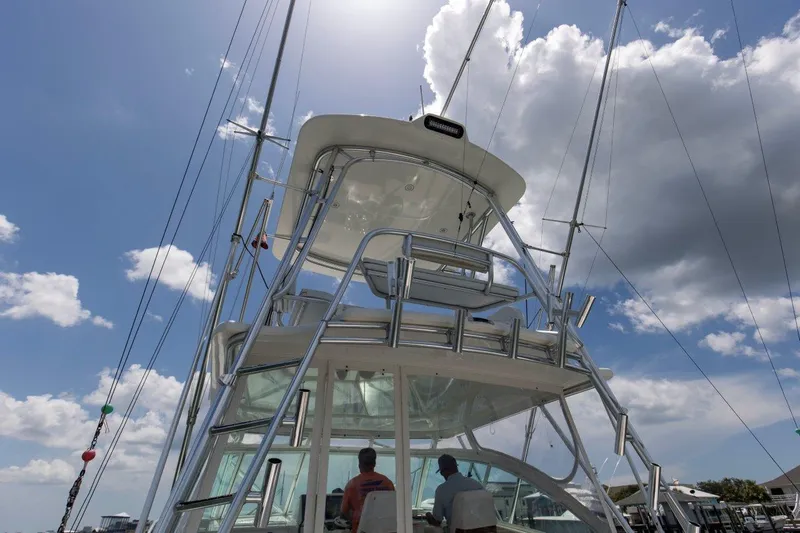 Tin Bender Yacht Photos Pics 2009 36 Albemarle 360 XF Tin Bender Custom PipeWelders Marlin Tower